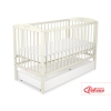 Ledikant met Lade voor Baby  120x60cm Matras Wielen   STANDARD