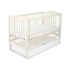 Ledikant met Lade voor Baby  120x60cm Matras Wielen   STANDARD