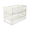 Ledikant met Lade voor Baby  120x60cm Matras Wielen   STANDARD