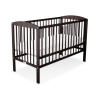 Ledikant Sterren voor Baby  120x60cm Matras Wielen Bruin Sterren