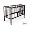 Ledikant Sterren voor Baby  120x60cm Matras Wielen Bruin Sterren