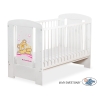 Ledikant Tedy Bear Barnaba 120x60 cm Wit Teddy Bear Branaba