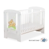 Ledikant Tedy Bear Barnaba 120x60 cm Wit Teddy Bear Branaba