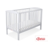 Ledikant voor Baby  120x60cm Matras Wielen Grijs