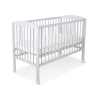 Ledikant voor Baby  120x60cm Matras Wielen Grijs