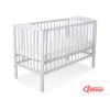 Ledikant voor Baby  120x60cm Matras Wielen Grijs
