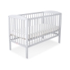 Ledikant voor Baby  120x60cm Matras Wielen Grijs
