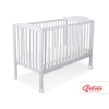 Ledikant voor Baby  120x60cm Matras Wielen Grijs