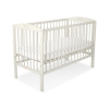 Ledikant voor Baby  120x60cm Matras Wielen   Ivoor