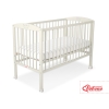 Ledikant voor Baby  120x60cm Matras Wielen   Ivoor