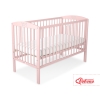 Ledikant voor Baby  120x60cm Matras Wielen   Poederroze