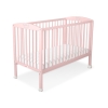 Ledikant voor Baby  120x60cm Matras Wielen   Poederroze