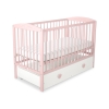 Ledikant voor Baby  met Lade 120x60cm Matras Wielen MAXI