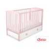 Ledikant voor Baby  met Lade 120x60cm Matras Wielen MAXI