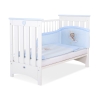 Ledikant  Wit Blauw 120x60 cm - Lorenzo