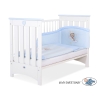Ledikant  Wit Blauw 120x60 cm - Lorenzo
