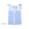 Luiertas - Harten Mint Blauw Polkaprikker
