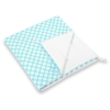 MINI TIPI SET: Tipi-tent + speelmat + GRATIS decoratieve veren Turkoois