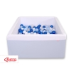 Minky Ballenbak met Ballen 200 st Blauw