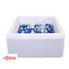Minky Ballenbak met Ballen 200 st Blauw