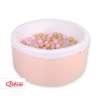 Minky Ballenbak met Ballen 200 st Poederroze