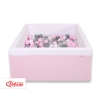 Minky Ballenbak met Ballen 200 st Roze