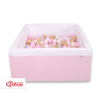 Minky Ballenbak met Ballen 200 st Roze