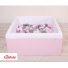 Minky Ballenbak met Ballen 200 st Roze