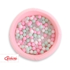 Roze ballenbak met ballen