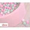 Ballenbak roze met ballen