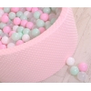 Minky Ballenbak met Ballen 200 st Roze