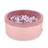 Minky Ballenbak met Ballen 200 st Stofroze