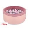 Minky Ballenbak met Ballen 200 st Stofroze