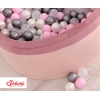 Minky Ballenbak met Ballen 200 st Stofroze