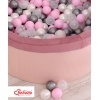 Minky Ballenbak met Ballen 200 st Stofroze