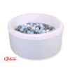 Minky Ballenbak met Ballen 4x50 st Blauw