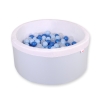 Minky Ballenbak met Ballen 4x50 st Blauw