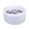 Minky Ballenbak met Ballen 4x50 st Blauw