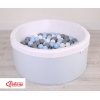 Minky Ballenbak met Ballen 4x50 st Blauw