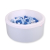 Minky Ballenbak met Ballen 4x50 st Blauw