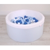 Minky Ballenbak met Ballen 4x50 st Blauw