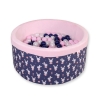 Minky Ballenbak met Ballen 4x50 st Blauw Konijnen