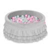 Minky Ballenbak met Ballen 4x50 st Grijs