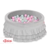 Minky Ballenbak met Ballen 4x50 st Grijs