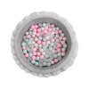 Minky Ballenbak met Ballen 4x50 st Grijs