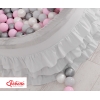 Minky Ballenbak met Ballen 4x50 st Grijs