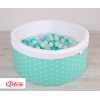 Minky Ballenbak met Ballen 4x50 st Mint