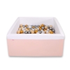 Minky Ballenbak met Ballen 4x50 st Poederroze