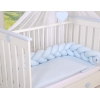 Blauw bedrand voor ledikant