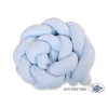 My Sweet Baby Gevlochten Bedbumper voor Babybed 180 cm Blauw Voor Jongens